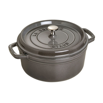 STAUB Garnek żeliwny okrągły 40500-246-0 3,8l grafitowy