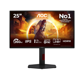Monitor AOC 24,5" 25G4ZR Fast IPS FHD 240Hz 2xHDMI DP