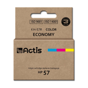 Actis KH-57R Tusz (zamiennik HP 57 C6657A; Standard; 18 ml; kolor: Cyjan, Purpurowy, Żółty)