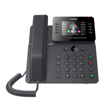 Fanvil V64 telefon VoIP Czarny 12 linii LCD Wi-Fi