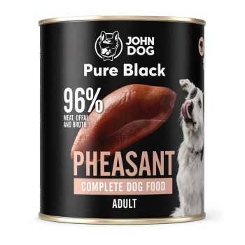 John Dog PURE BLACK DOROSŁY BAŻANT 800g