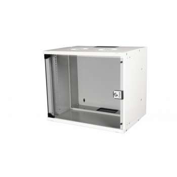Equip 19" WandgehĂ¤use GlastĂĽr ECO 540x400mm       9U    grau