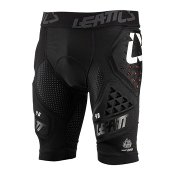 Spodenki z ochraniaczem LEATT Impact Shorts 3DF 4.0 rozmiar M, czarne