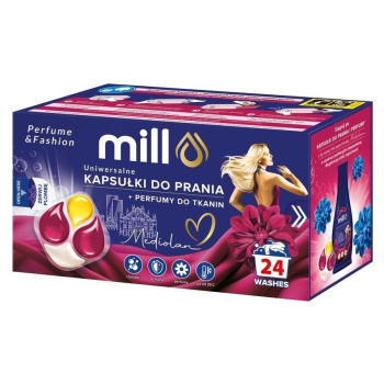 MILL Kapsułki do prania UNIWERSALNE Mediolan 24 szt. 4K.K