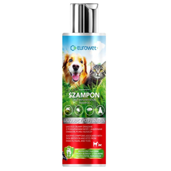 Eurowet Szampon łagodzący podrażnienia dla psa i kota 200ml