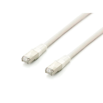 equip - Kabel krosowy - RJ-45 (M) do RJ-45 (M) - 5 m - SFTP - CAT 6a Platinum - Formowany, linka - Biały