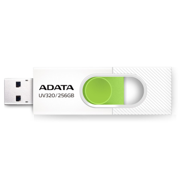 ADATA UV320 pamięć USB 256 GB USB Typu-A 3.2 Gen 1 (3.1 Gen 1) Zielony, Biały