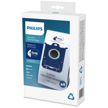 Worek do odkurzacza Philips (Materiał tekstylny; Philips FC8021/03; 4 szt.)