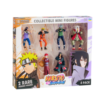 NARUTO SHIPPUDEN FIGURES - 8 PACK DELUXE EDITION VER. A