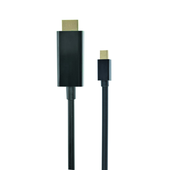 Kabel GEMBIRD CC-mDP-HDMI-6 (Mini DisplayPort M - HDMI M; 1,8m; kolor czarny)