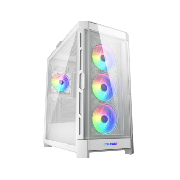 COUGAR Gaming Duoface Pro RGB - Midi Tower - PC - Biały - ATX - EATX - micro ATX - Mini-ITX - SSI CEB - Metal - Szkło hartowane - Gry (4710483775352)