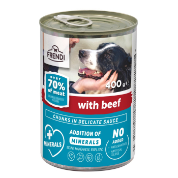 Frendi puszka dla psa z wołowiną w sosie 400 g