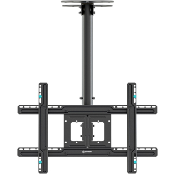 ONKRON N1L-B Uchwyt sufitowy obrotowo-pochylny do ekranu 32"-80" maks 68 kg czarny
