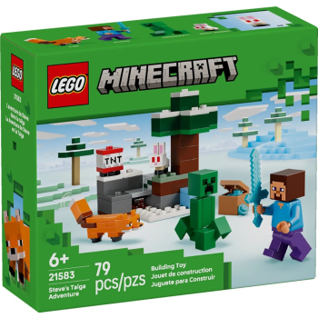 LEGO Minecraft 21583 Przygoda Steve’a w tajdze