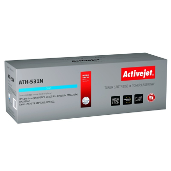 Activejet ATH-531N Toner (zamiennik HP 304A CC531A, Canon CRG-718C; Supreme; 3200 stron; niebieski)