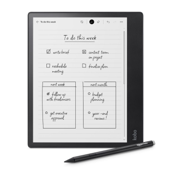 Kobo eBook-Reader eBookReader Elipsa 2E 32GB Zestaw z rysikiem (N605-KU-BK-K-BU) (N605KUBKKBU)