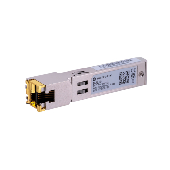 Wkładka SFP Mikrotik S-RJ01 1.25Gbps RJ45  100m