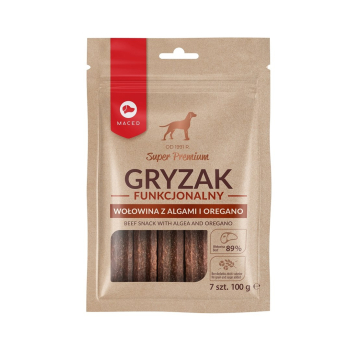 MACED Gryzak funkcjonalny z algami i oregano - gryzak dla psa - 100 g