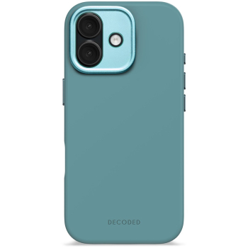 Decoded AntiMicrobial Silicone Backcover - silikonowa obudowa ochronna do iPhone 17 kompatybilna z MagSafe (retro blue)