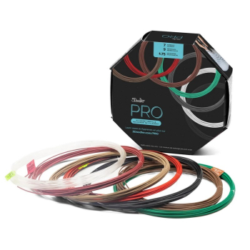 3Doodler PRO-FILLS materiały drukarskie 3D Miedź, Kwas polimlekowy (PLA), Polikwas mlekowy z włóknem węglowym (PLA-CF), Włókno drzewne Miedź, Zielony,