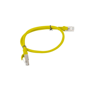 PATCHCORD KAT.5E UTP 0.25M ŻÓŁTY FLUKE PASSED LANBERG 10-PACK
