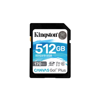 Kingston Technology Canvas Go! Plus 512 GB SD UHS-I Klasa 10
