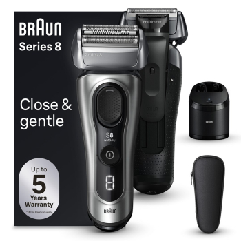 Braun Series 8 Rasierer Herren mit 4+1 Scherkopf, Elektrorasierer