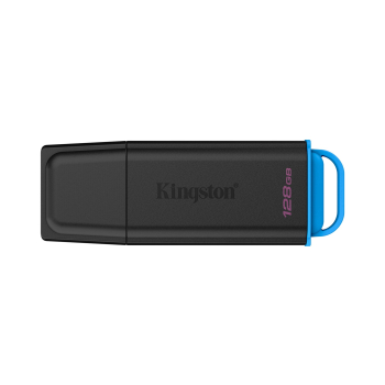 KINGSTON 128GB Portable USB 3.2 Gen 1 DataTraveler Exodia Black/Blue
