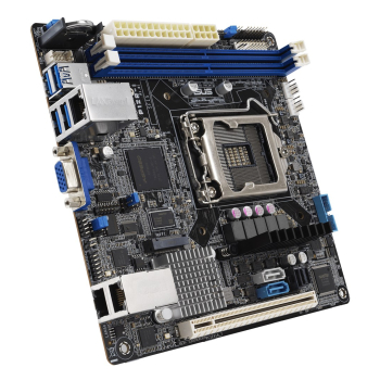Płyta Serwerowa ASUS P12R-I/ASMB10 LGA-1200, C252,2DIMM, 1*PCIe x1slot, 6*SATA ports, 2*M2, 2 x Intel® I210AT + 1 x Mgmt LAN, ASMB10, MiniITX