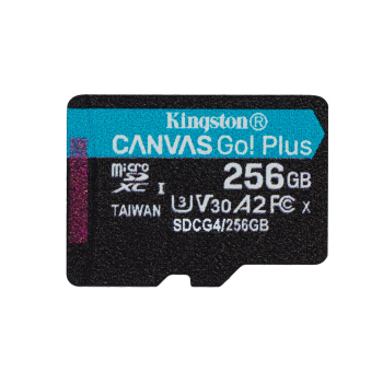 KINGSTON microSDXC Canvas Go Plus 256GB