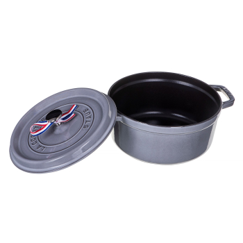 STAUB Garnek żeliwny okrągły 40500-246-0 3,8l grafitowy