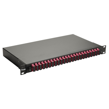 Equip LWL-SpleiĂźkasten 24-Port SC-Duplex OM4 1U komplett  sw