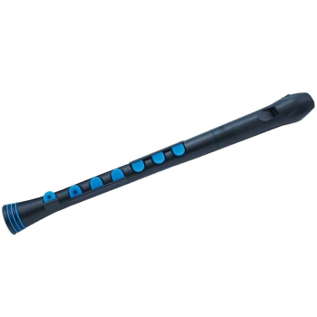 NUVO Recorder + czarno-niebieski - Flet prosty sopranowy