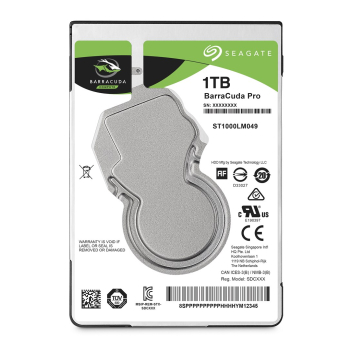 Dysk Seagate Barracuda Pro ST1000LM049 (1 TB ; 2.5"; SATA III; 128 MB; 7200 obr/min) (WYPRZEDAŻ)