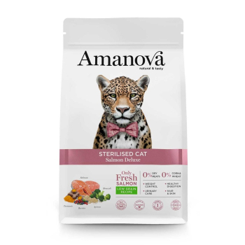 Amanova  Sterilised Cat Salmon Deluxe 1,5kg