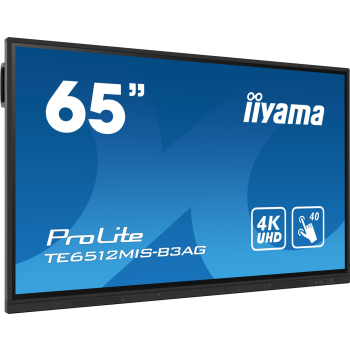 Monitor dotykowy iiyama ProLite TE6512MIS-B3AG 163,8cm (65") 4K UHD HDMI/VGA/USB