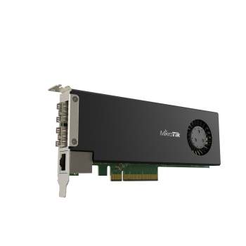 Router Mikrotik CCR2004-1G-2XS-PCIe Total Ethernet  Ports:1; Architecture:ARM 64bit; CPU core:4