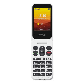 Doro Leva L30 4G, Gro?tastenklapphandy, rot-wei?