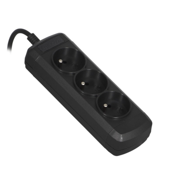 Przedłużacz Activejet (3 x UTE; 10 A; 1,5m; kolor czarny)