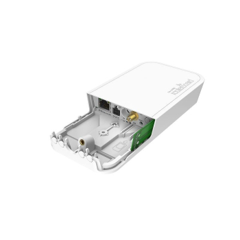Router Mikrotik wAP LoRa8 kit - przepływność 300 Mbps, LAN 10/100 Mbps, zasilanie 9-30V, montaż na suficie, biała obudowa, antena wewn. i zewn., Ather
