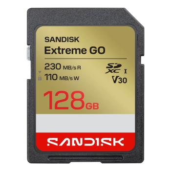 Sandisk Extreme Go SD UHS-I 128GB SD 230MB/s(R) / 110MB/s(W)