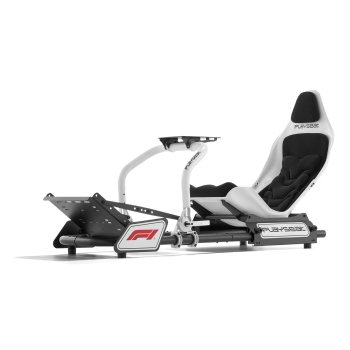 Fotel dla gracza Playseat Formula Instinct - F1 Edition Uniwersalny obite siedzisko Czarny, Biały