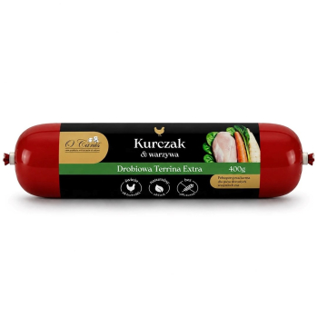 O'Canis Kurczak Warzywa - Drobiowa Terrina Extra dla psa 400g
