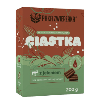 Paka Zwierzaka Jeleń zielona herbata przysmak 200g