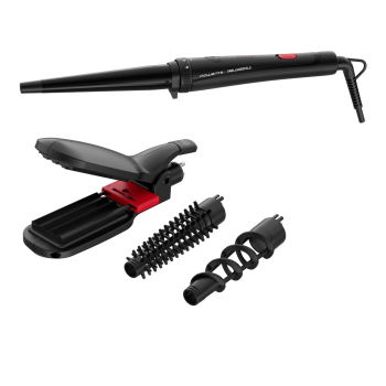 Rowenta Infinite Looks CF422L Lokówka Ciepły Czarny, Różowy 48 W