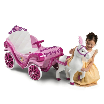 Jeździk elektryczny dziecięcy Huffy Kareta Princess (17335W)
