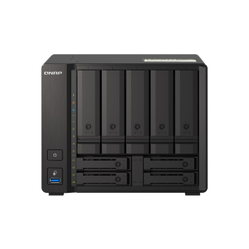 Qnap TS-h973AX-32G, Tower, 5 x 2.5"/3.5" SATA + 2 x 2.5" U.2 NVMe/SATA+ 2 x 2.5" SATA, AMD Ryzen V1500B 4C/8T, 32GBDDR4 SODIMM (Max. 64GB), 2 x 2.5GbE