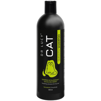 DR LUCY - CAT SMOOTH SHAMPOO 500 ML SKONCENTROWANY, WYGŁADZAJĄCY SZAMPON DLA KOTÓW O DŁUGIEJ SIERŚCI