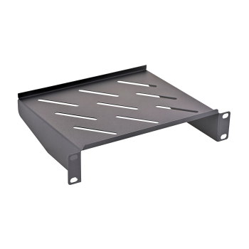 Półka stała Do szaf 10” Lanberg AK-1012-B (180 mm; kolor czarny)