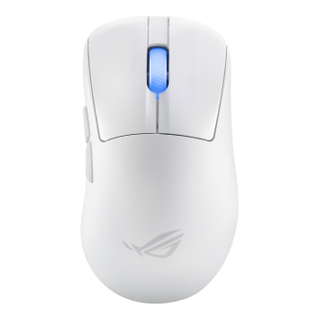 ASUS ROG Keris II Ace Wireless AimPoint White myszka Gaming Po prawej stronie RF Wireless + Bluetooth + USB Type-A Optyczny 42000 DPI